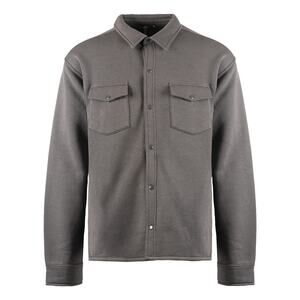 Burnside Men's Fleece Snap Jacket Mens 3XL Steel Gray New with Tags